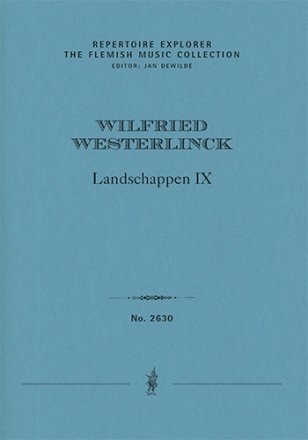Landscapes IX for Piano quartet (first print / score and parts) The Flemish Music Collection Set Piano Performance Score & string parts