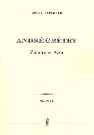 Zmire et Azor, comdie-ballet (full score with French libretto) Opera