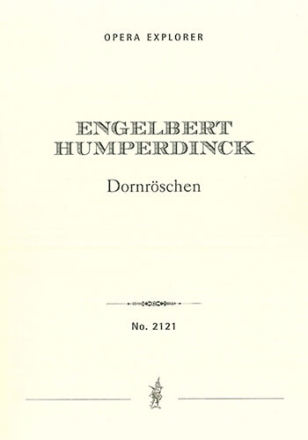 Dornrschen (full opera score with German libretto) Opera