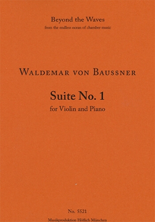 Suite No. 1 for violin & piano (2 performance scores) Strings with piano Piano score & solo violin