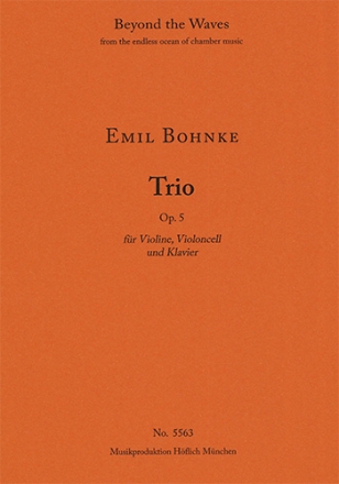 Trio for Violin, Violoncello and Piano Op. 5 (Piano performance score & parts) Strings with piano Piano Performance Score & 2 string parts