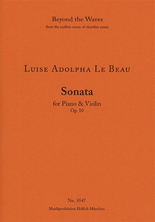 Sonata for Piano und Violine Op. 10 (Piano performance score & part) Strings with piano Piano Performance Score & Solo Violin