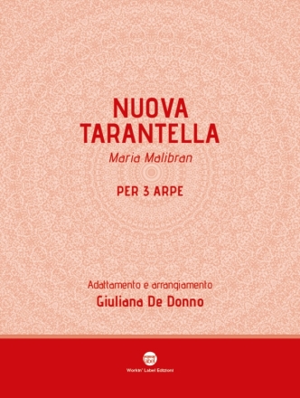 Nuova Tarantella (+QR-Code) per 3 arpe  partitura e parti