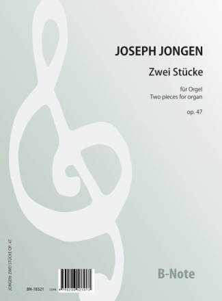 Zwei Stcke fr Orgel op.47 Orgel Spielnoten