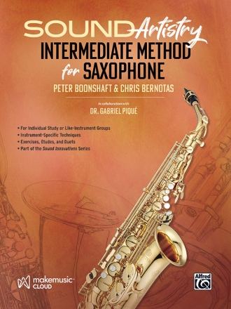 Sound Artistry Intermediate Method SX Saxophone teaching material