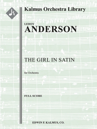Girl in Satin, The (f/o score) Scores