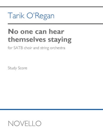No one can hear themselves staying SATB and Strings Studyscore