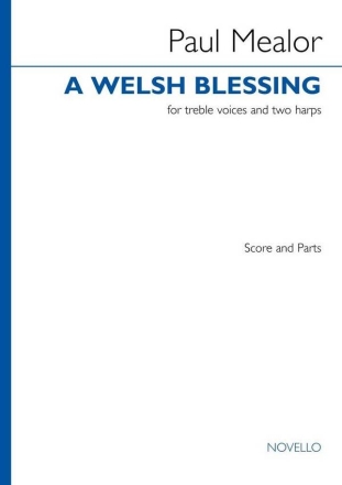 A Welsh Blessing Treble Voices and 2 Harps Set
