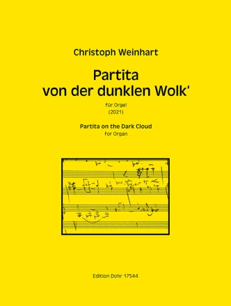 Partita von der dunklen Wolk' fr Orgel (2021) Orgel Partitur