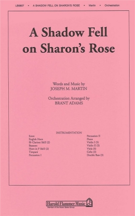 A Shadow Fell on Sharon's Rose Orchestra Partitur + Stimmen