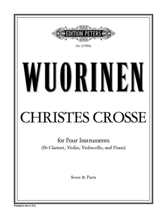 Christes Crosse (score & parts)