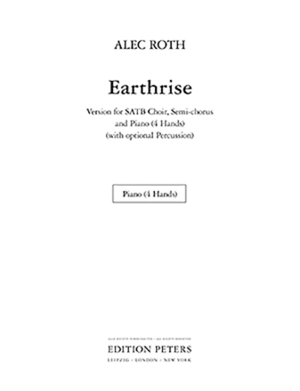 Earthrise SATB Semi-chor Pno Prc (Piano)