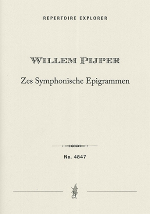 Zes Symphonische Epigrammen for orchestra Orchestra