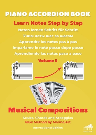 Piano Accordion Book Vol.5: Musical Compositions for piano accordion