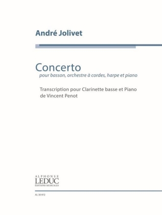 Concerto for Bassoon Bass Clarinet and Piano Book & Part[s]