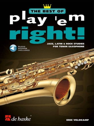 The Best of Play 'em Right Tenor Saxophone Book & Audio-Online