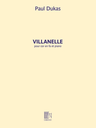 Villanelle Horn and Piano Book & Part[s]