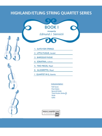 Highland/Etling String Quartet 1 Score Scores