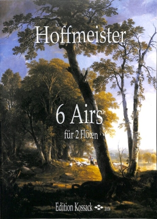 6 Airs f�r 2 Fl�ten Partitur und Stimmen