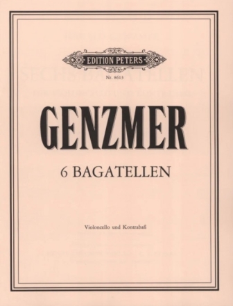 6 Bagatellen (1985) f�r Violoncello und Kontrabass 2 Spielpartituren