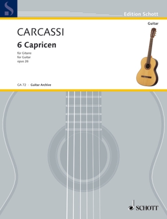 6 Capricen op.26 f�r Gitarre