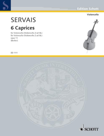 6 Caprices op.11 f�r Violoncello (Violoncello 2 ad lib.)