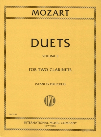 6 Duets vol.2 for 2 clarinets parts