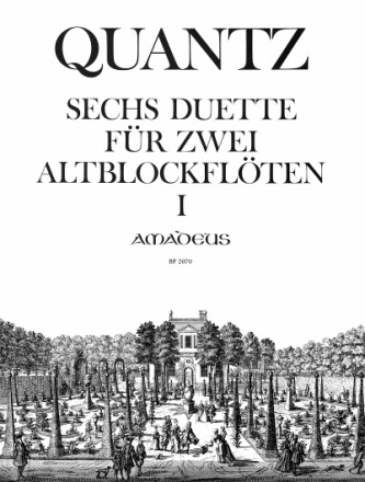 6 Duette op.2 Band 1 (Nr.1-3) f�r 2 Altblockfl�ten Spielpartitur