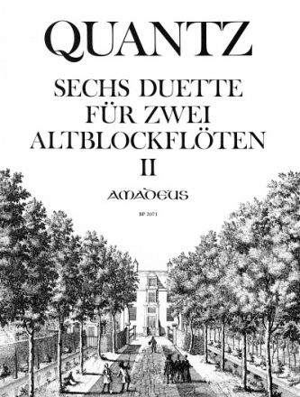 6 Duette op.2 Band 2 (Nr.4-6) f�r 2 Altblockfl�ten Spielpartitur