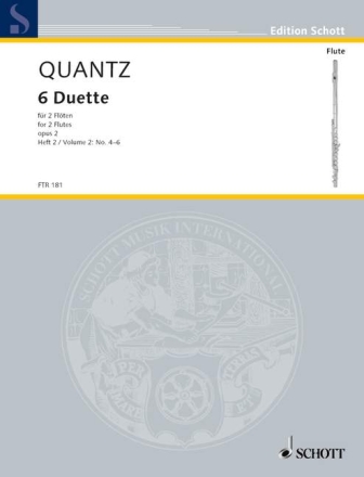 6 Duette op.2 Band 2 (Nr.4-6) f�r 2 Fl�ten