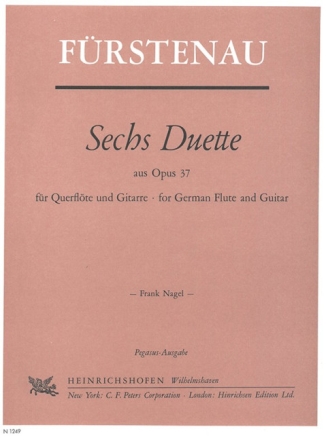 6 Duette op.37 f�r Fl�te und Gitarre