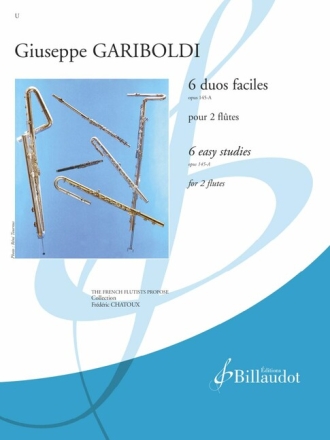 6 Duos Faciles op.145-A pour 2 fl�tes partition