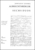 6 Duos f�r Violine und Violoncello (Viola) Stimmen