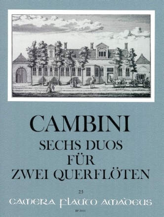 6 Duos op.11  f�r 2 Fl�ten Spielpartitur