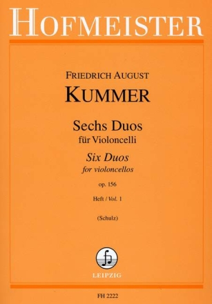 6 Duos op.156 Band 1 f�r 2 Violoncelli