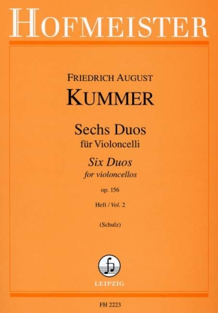 6 Duos op.156 Band 2 f�r 2 Violoncelli