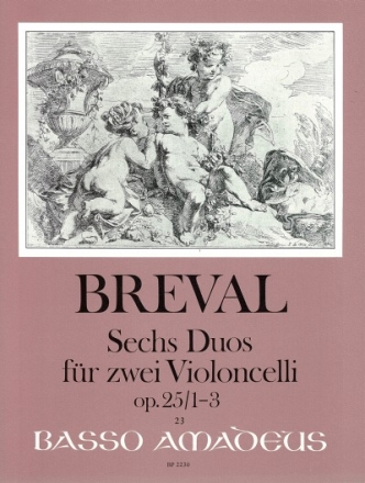 6 Duos op.25 Band 1 (Nr.1-3) f�r 2 Violoncelli 2 Stimmen