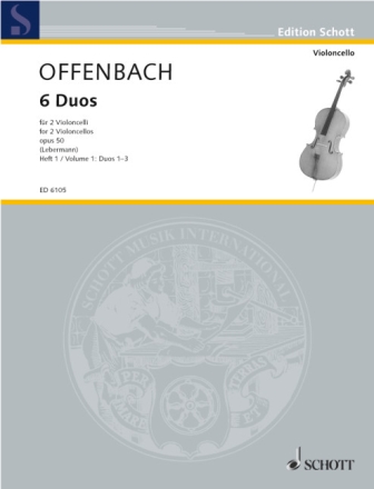 6 Duos op.50 Band 1 (Nr.1-3) f�r 2 Violoncelli Stimmen