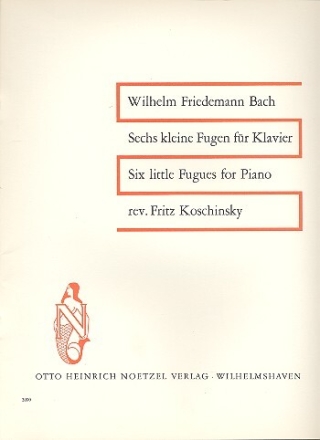 6 kleine Fugen f�r Klavier