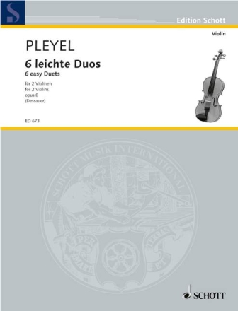 6 leichte Duos op. 8 f�r 2 Violinen