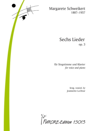 6 Lieder op.3 f�r Singstimme und Klavier