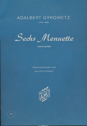 6 Menuette f�r Klavier
