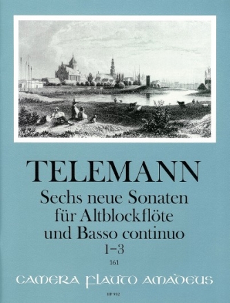 6 neue Sonaten Band 1 (Nr.1-3) f�r Altblockfl�te und Bc