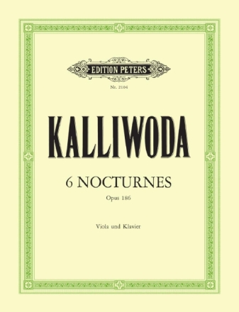 6 Nocturnes op.186 f�r Viola und Klavier