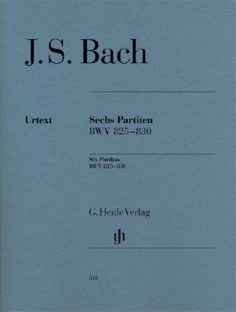 6 Partiten BWV 825-830 f�r Klavier
