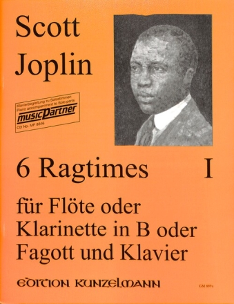 6 Ragtimes Band 1 f�r Fl�te (Klarinette, Fagott) und Klavier