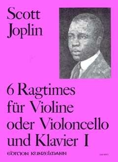 6 Ragtimes f�r Violine (Violoncello) und Klavier