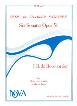 6 Sonatas op.51 for flute and violin without bass score