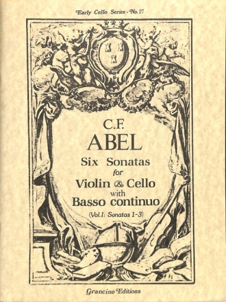 6 Sonatas vol.1 (nos.1-3) for violin, cello and bc