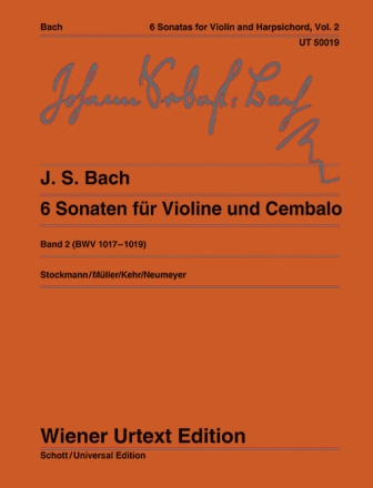 6 Sonaten Band 2 (Nr.4-6) BWV1017-1019 f�r Violine und Cembalo